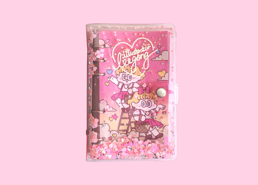 이공 글리터 다이어리 _ RASPBERRY SHOWER ver._03