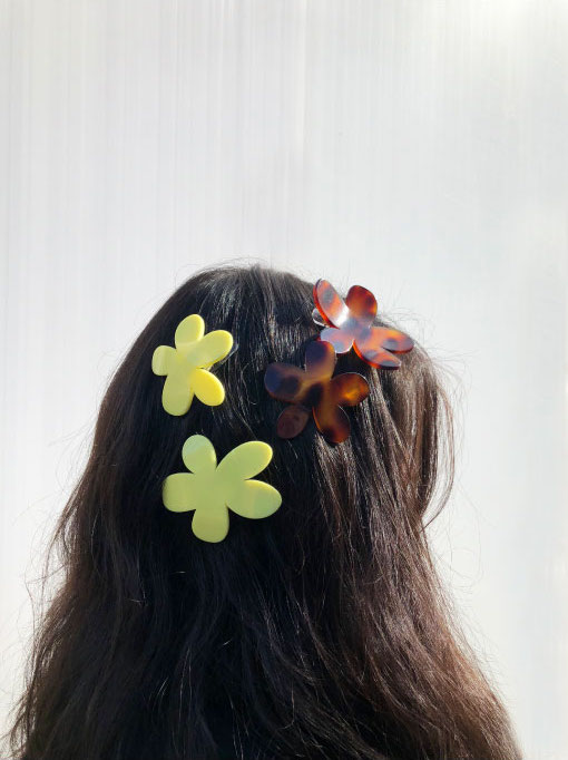 ohana lemon hair clip