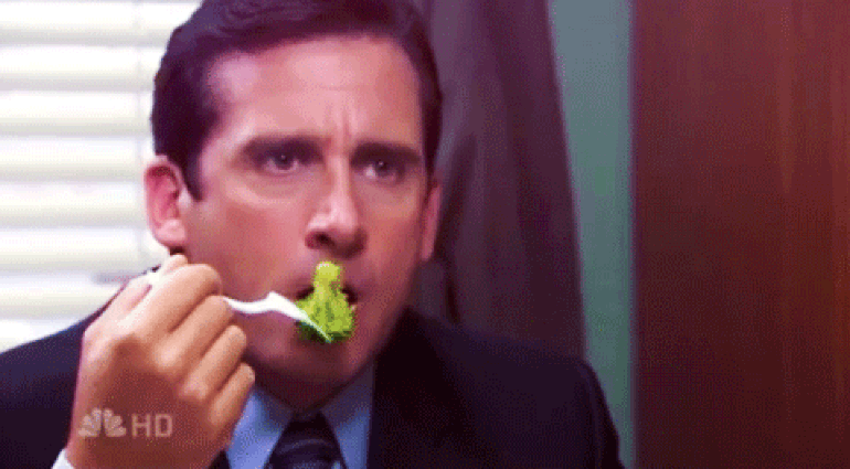 michael-scott-eating-broccoli