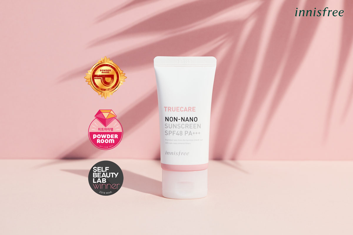 [이미지자료]이니스프리 트루케어 무기자차 선크림 3관왕 달성_main