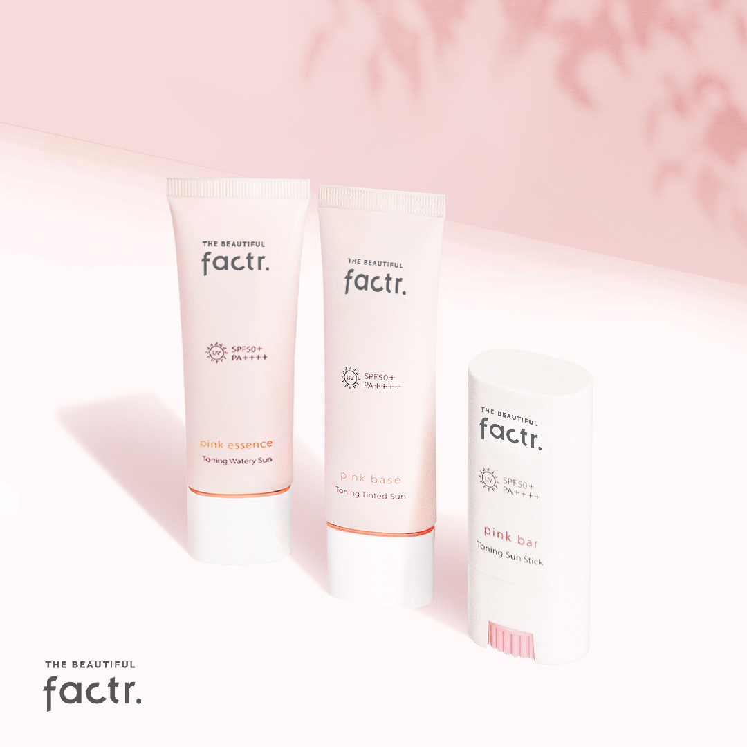 [첨부1] 더뷰티풀 팩터_핑크 토닝 선케어 라인 3종